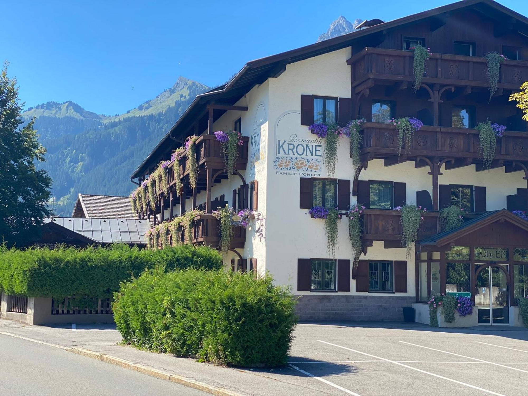 Hotel Krone Tirol 로이테 외부 사진